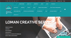 Desktop Screenshot of lomancreativeservices.com